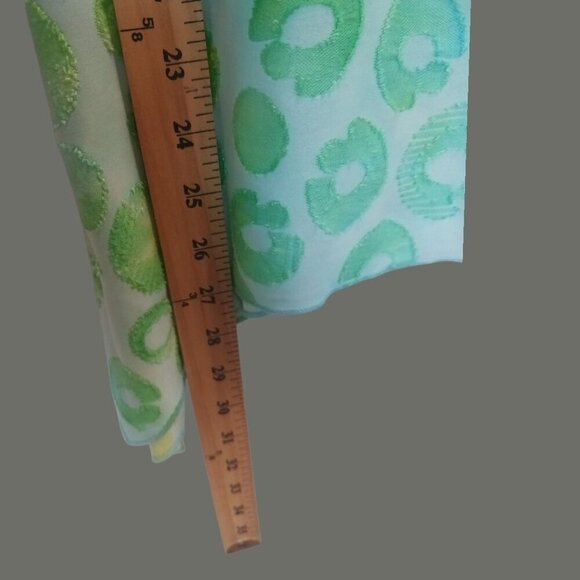 Paris Colorful Layered Tunic Top With 3/4 Sleeves & Abstract Design Size Small - Picture 6 of 10